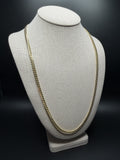26" 10K Yellow Gold Cuban 5mm 43.12g