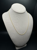 20" 14k Yellow Gold Franco 1mm 3.3g