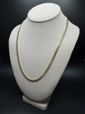 22" 14K Yellow Gold Cuban 5mm 42.6g