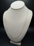24" 14k Yellow Gold Franco 1.5mm 4.2g