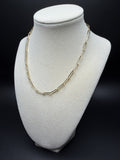 16" 14k Yellow Gold Paperclip 4.5mm 5.5g