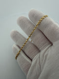 8" 10K Yellow Gold Rope 3mm 5.7g