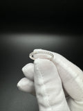 Size 8 1/4ctw E-F VS/VVS Lab Diamond Half Eternity Band 1.3g