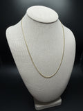 20" 14K Yellow Gold Cuban 1.75mm 4.9g
