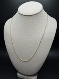 22" 14k Yellow Gold Franco 1.5mm 4.6g