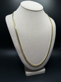 26" 14K Yellow Gold Cuban 5mm 49.5g