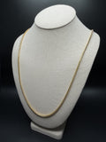26" 14k Yellow Gold Franco 3mm 35.26g