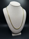 24" 10K Yellow Gold Cuban 5mm 41.21g