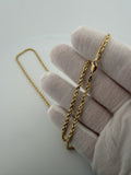 24" 10K Yellow Gold Rope 3mm 16.7g