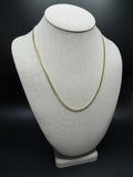 20" 10K Yellow Gold Cuban 3mm 12.46g