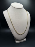 24" 10K Yellow Gold Cuban 4mm 27.25g