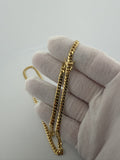 20" 10K Yellow Gold Cuban 4mm 22.3g