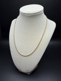 18" 14k Yellow Gold Rope 2mm 2.8g