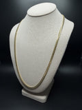 26" 10K Yellow Gold Cuban 5mm 43.12g