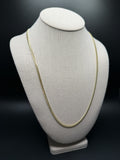 24" 10K Yellow Gold Cuban 3mm 14.5g