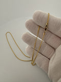 20" 14k Yellow Gold Franco 1mm 3.3g