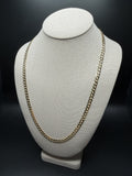 24" 14k Yellow Gold Curb 6mm 20.7g
