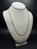 22" 10K Yellow Gold Cuban 4mm 24.42g