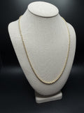 24" 10K Yellow Gold Rope 3mm 16.72g