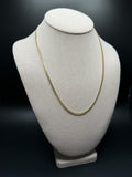 20" 10K Yellow Gold Cuban 3mm 12.2g