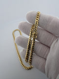 20" 10K Yellow Gold Cuban 5mm 35.2g