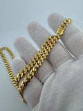 20" 14k Yellow Gold Cuban 6mm 18.2g