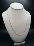 22" 14k Yellow Gold Figaro 2.5mm 3.83g