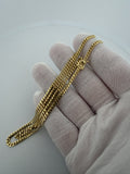 22" 10K Yellow Gold Cuban 3mm 13.34g