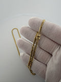 20" 10K Yellow Gold Cuban 3mm 12.46g
