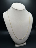 24" 14k Yellow Gold Franco 1.5mm 4.2g