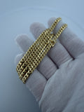 20" 10K Yellow Gold Cuban 5mm 35.2g