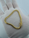 7.25" 14K Yellow Gold Cuban 5mm 15.01g