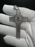2.5" Silver Crucifix Square Cross Very High Detail 9.6g