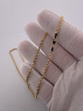 18" 14K Yellow Gold Rope 2.5mm 8.61g