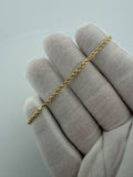 7" 14K Yellow Gold Rope 2.5mm 3.42g