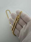 24" 14K Yellow Gold Cuban 5mm 45.8g