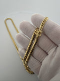 26" 14K Yellow Gold Cuban 5mm 49.5g