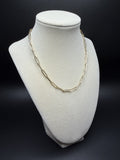 16" 14k Yellow Gold Paperclip 4.5mm 5.5g
