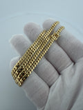 20" 10K Yellow Gold Cuban 4mm 22.3g
