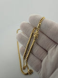 24" 10K Yellow Gold Cuban 4mm 27.25g