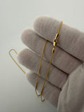 20" 14k Yellow Gold Franco 1mm 3.3g