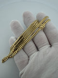 22" 14K Yellow Gold Cuban 4mm 27.38g