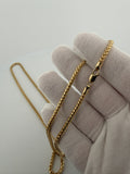 26" 14k Yellow Gold Franco 3mm 35.26g