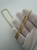 24" 10K Yellow Gold Rope 3mm 16.7g