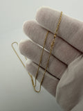 20" 14k Yellow Gold Rope 1.2mm 2.82g