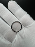Size 8 1/4ctw E-F VS/VVS Lab Diamond Half Eternity Band 1.3g