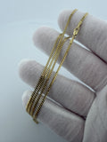 20" 14K Yellow Gold Cuban 1.75mm 4.9g