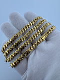 20" 14k Yellow Gold Cuban 6mm 18.2g