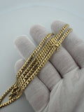 24" 10K Yellow Gold Cuban 4mm 27.25g