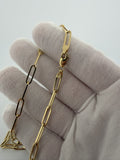 16" 14k Yellow Gold Paperclip 4.5mm 5.5g